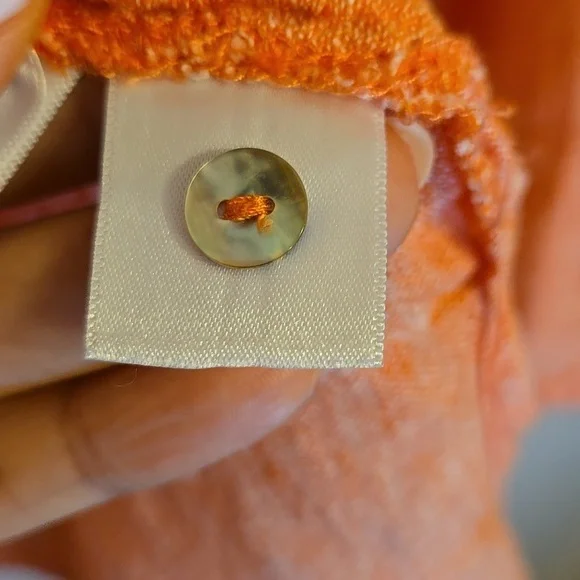 Tahari Linen Long Convertable Sleeves Lagenlook Coastal Tunic Blouse Shirt NWOT - Picture 13 of 14